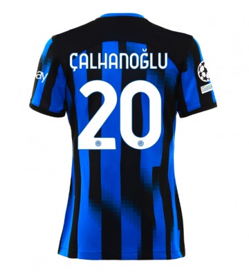 Inter Milan Hakan Calhanoglu #20 Hemmatröja Dam 2023-24 Kortärmad